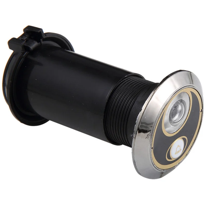 Door Viewer 180 Degree Wide Angle Peephole Plastic Privacy Protection Door Adjustable Glass Lens for Furniture Hardware