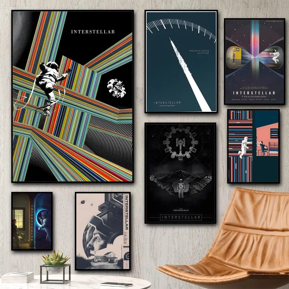 فيلم لزجة بين النجوم اللوحة الخط HD قماش المشارك غرفة المعيشة غرفة نوم بار الديكور الجمالي #1