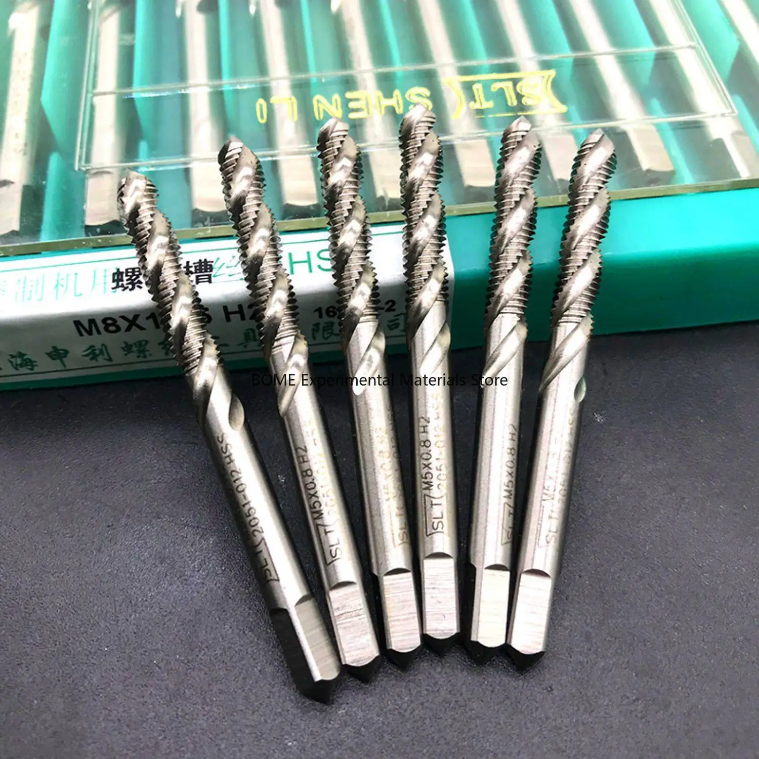 Spiral Flute Machine Tap M3 M4 M5 M6 M8 M10 M12 M20 M30 High Precision Tool