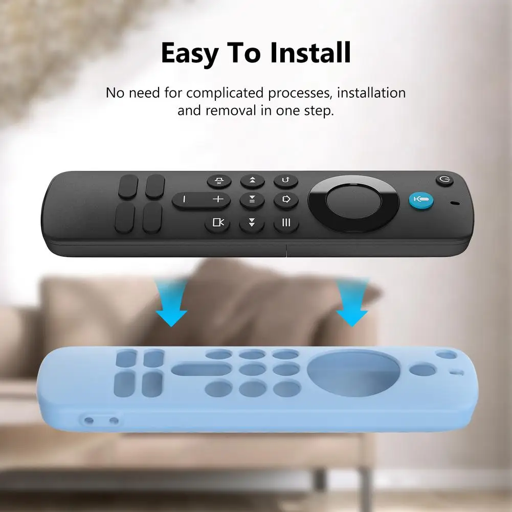 Silicone Remote Control Protective Cover For Fire TV Stick HD/4K Glow-in-the-Dark Anti-Drop Dustproof Case TV Accessories view 5