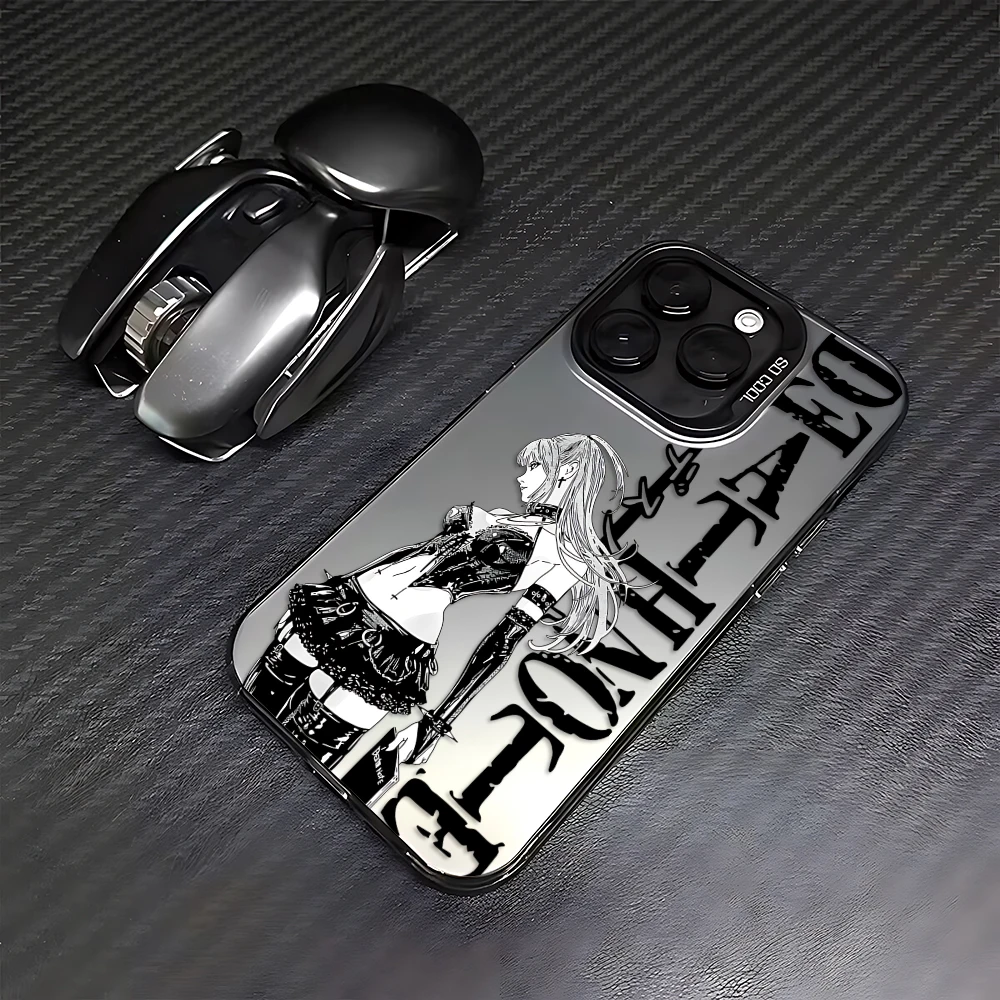 Japanische Anime Death Note Handyhülle für iPhone 17 16 15 14 13 12 11 mini Pro Max X XR XSMAX 8 7 Air Plus Sturzsichere Matte Schutzhülle