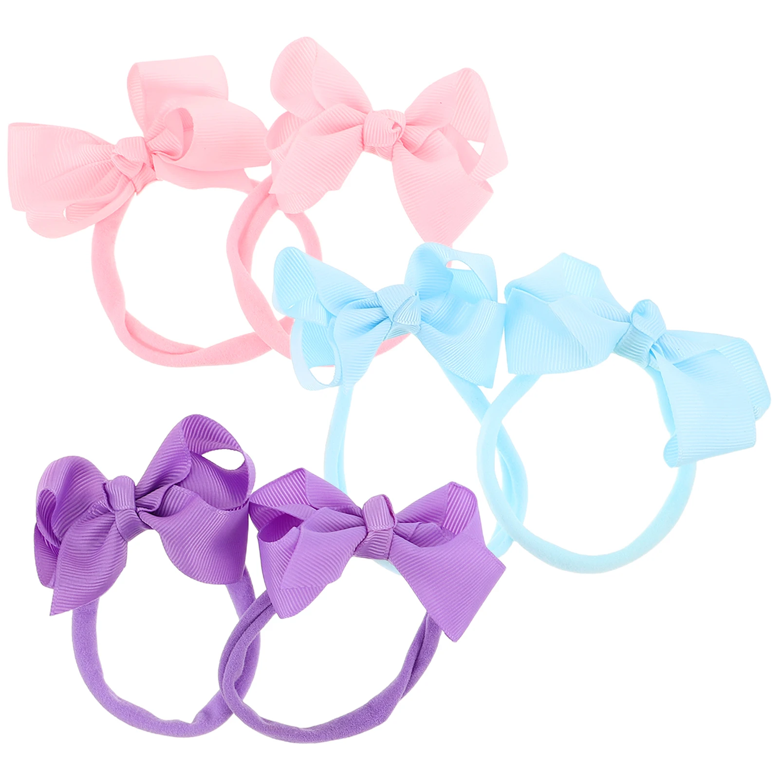 

6 Pcs 's Bow Hair Band Headbands with Bows for Ties 's Stretch