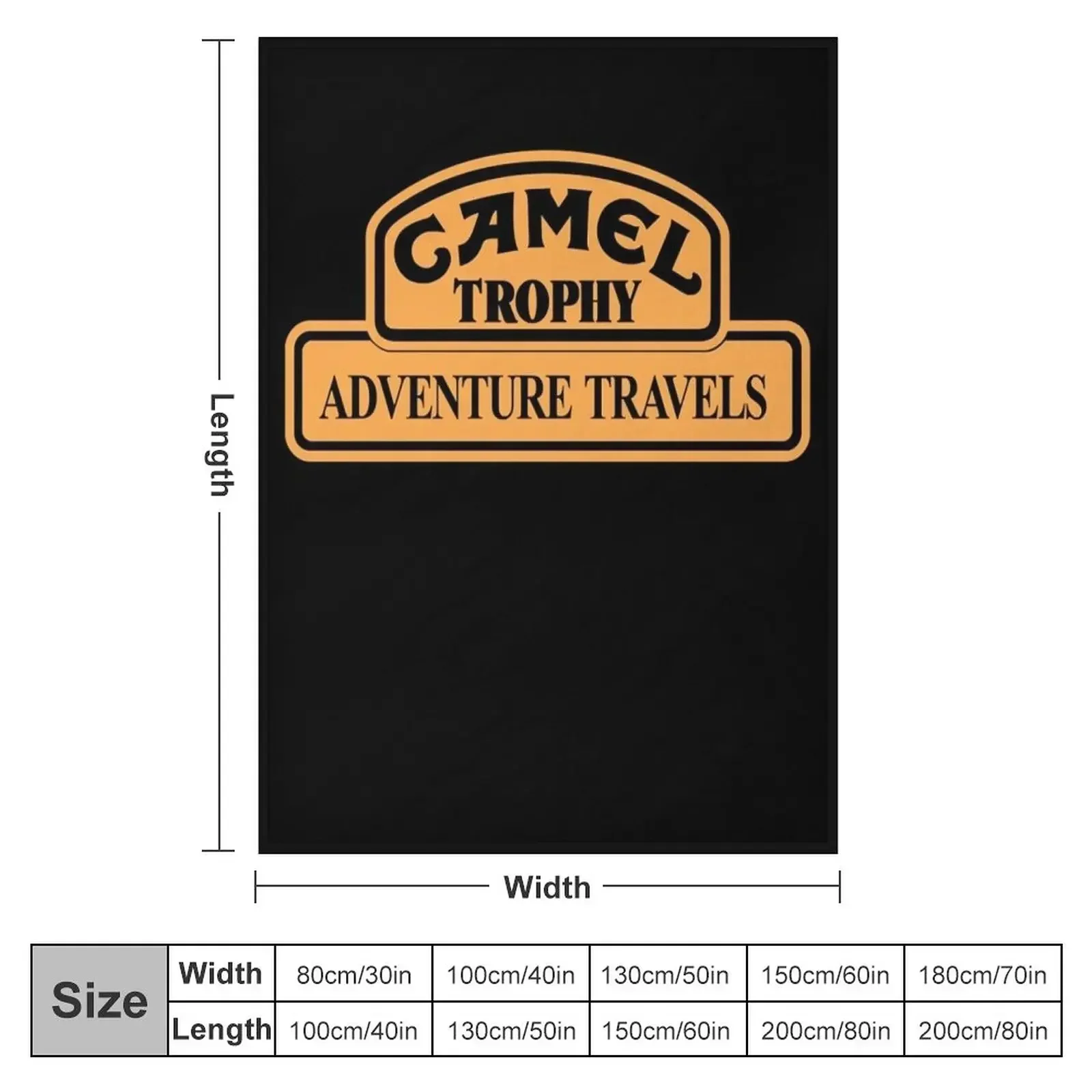 New CAMEL TROPHY Throw Blanket Summer Beddings decorative Bed Blankets