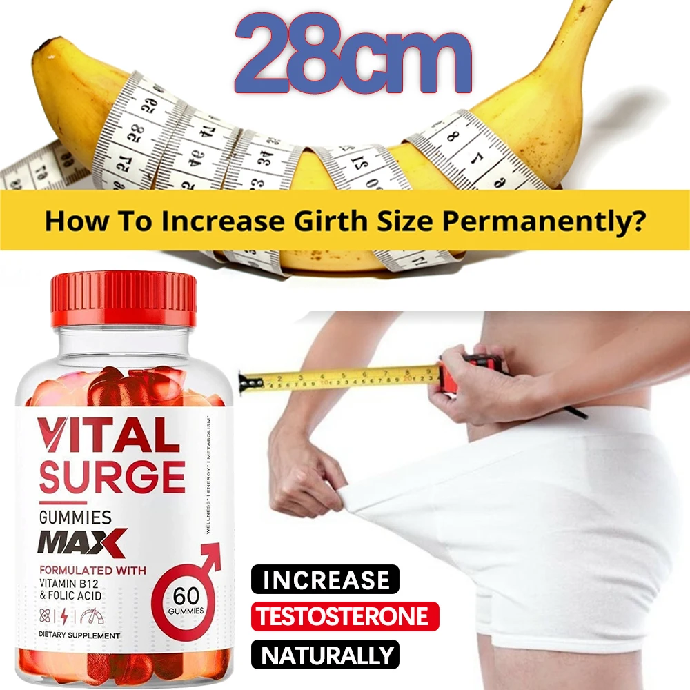 

Мужские жевательные конфеты Vital Surge для мужчин, 60 шт. — питательная поддержка для мужского здоровья