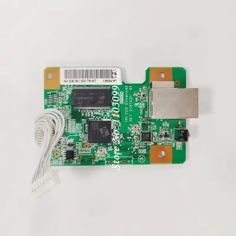 Original TM-T20 T81II Ethernet Set Board Printer Spare Parts for Epson TM T81II t20 Ethernet Board