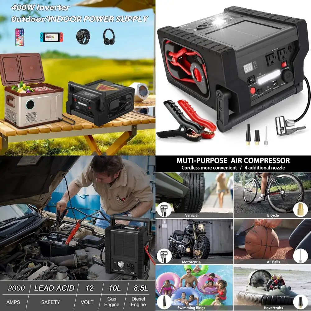 2000A Peak Car Batt…