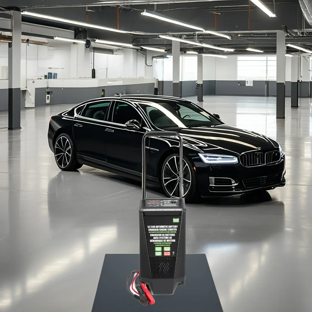 12-24V CETL Certified Car Battery Charger Jumper Plug Connection Microprocessor Controlled Universal Fitment 1 Year Warranty