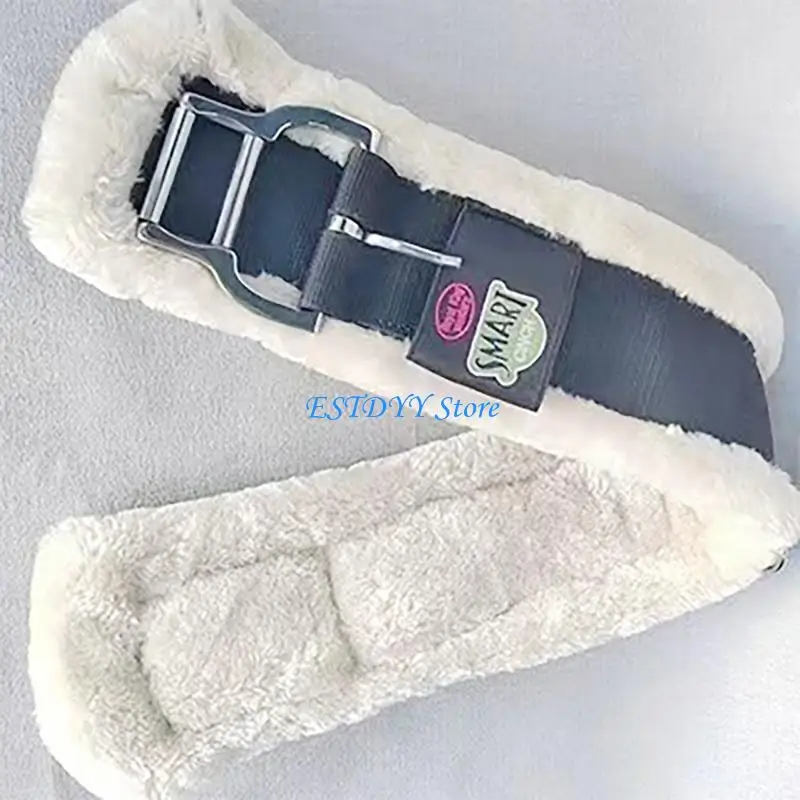G6DE Caballos Fleece Girth Avistable Caballo Girth elástico Girth Girth Fleece Horse Cinches Western Saddles Accesorios Duración