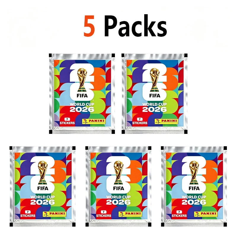 2026 Weltmeisterschaft Panini Sammel-Fußballsticker Zufällige Blindpackungen Sportfan-Sammlersticker Komplettes Sammlerset