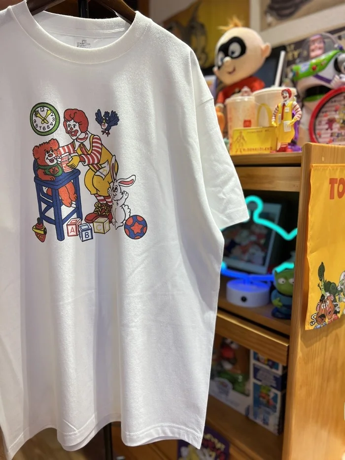 Vintage Workwear Round Neck Short Sleeved Women's T-shirt Casual Lazy BF Trend Cartoon Print Loose Fit Teen Women's Clothing