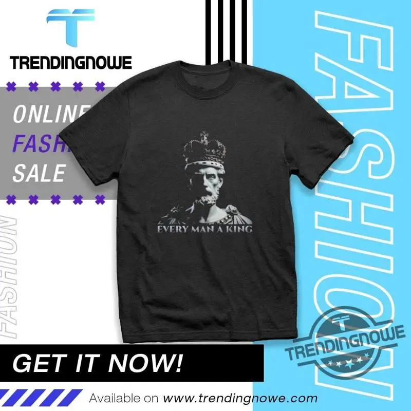 Lucas Gage Huey Longs Every Man A King  T shirt 2025 Size S 5XL