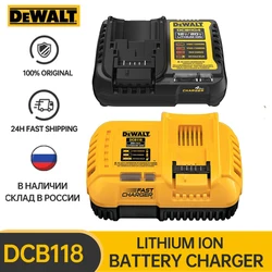 DEWALT 20V MAX* Charger Rapid Charge DCB118 Lithium Ion Battery Charger Lithium Ion DCB1104 Charger Power Tool Accessories