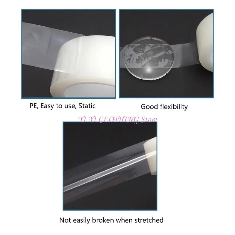 N5KF Reusable Eyeglass Protector Adhesive PE Film Easy Installation 30 Seconds