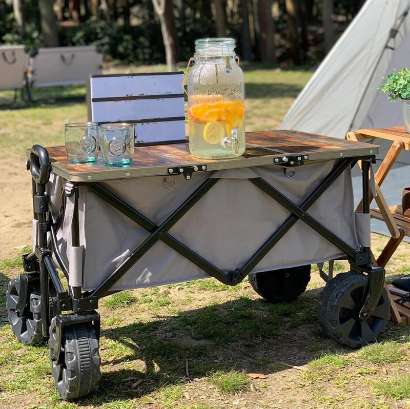 GT1805C ATV Ruota in plastica Pieghevole pieghevole Carrello da spiaggia Camion da campeggio Camion pieghevole Camion da campeggio di alta qualità