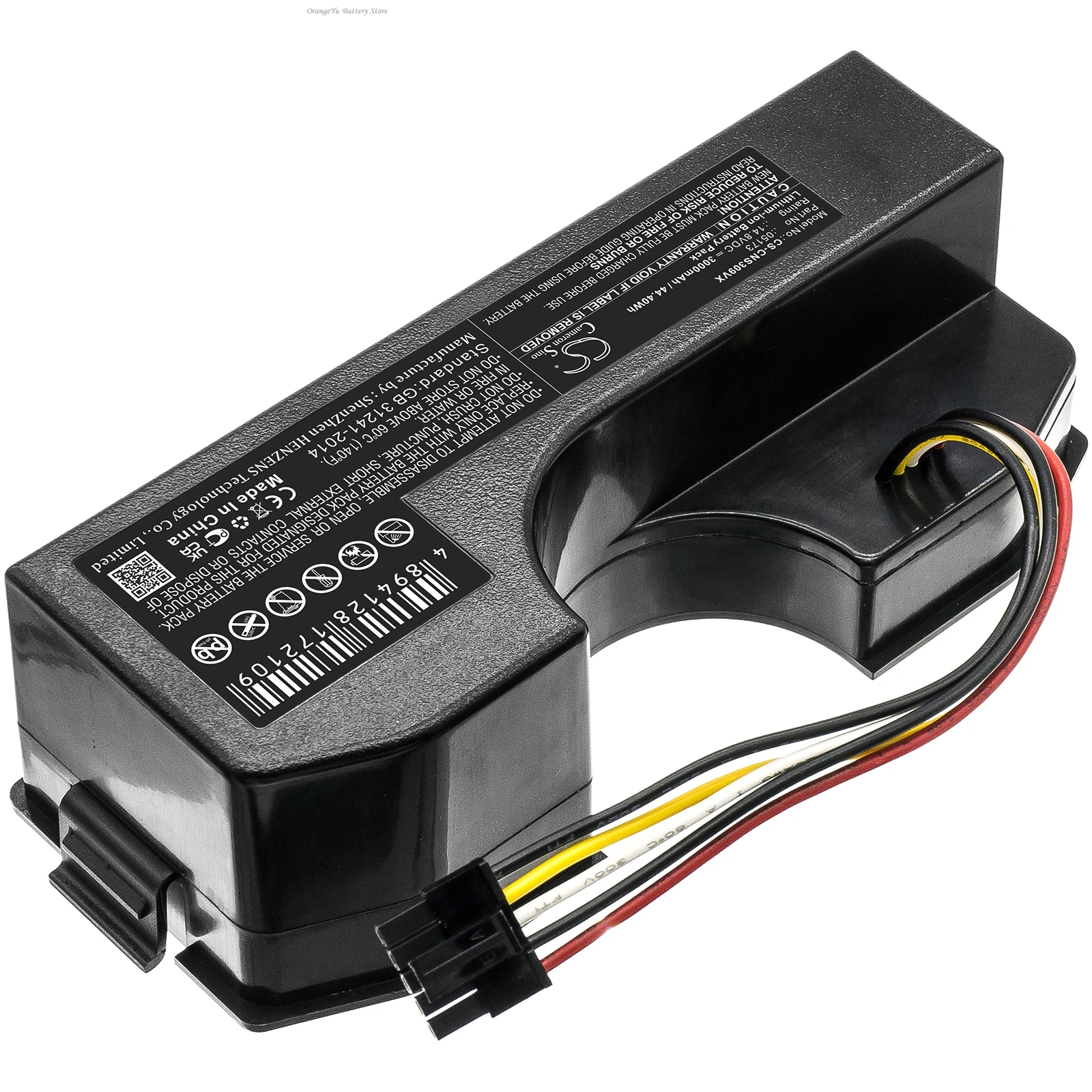 Replacement 14.8V 3000mAh battery for Cecotec CONGA 1690 1690 Pro 1890 2290 2690 3090 3091 3092 6090 7090, For Panoramic 2690