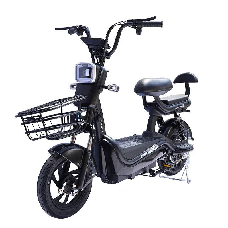 

Factory Supply Double-Adult Two-Wheeled Electric Motorcycle 48V Voltage Electric Bicycle Tram Car