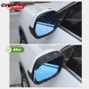 2PCS Car Rearview Mirror Rain Eyebrow Carbon Fiber Sun Visor Shade Cover Protector Clear Vision for Rain Car Mirror Accessories 5