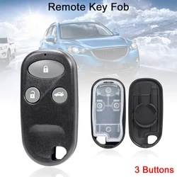 3 Buttons Case Keyless Entry Remote Key Fob Shell Fit for Honda Civic CRV Accord Jazz 2003 2004 2005 2006 2007