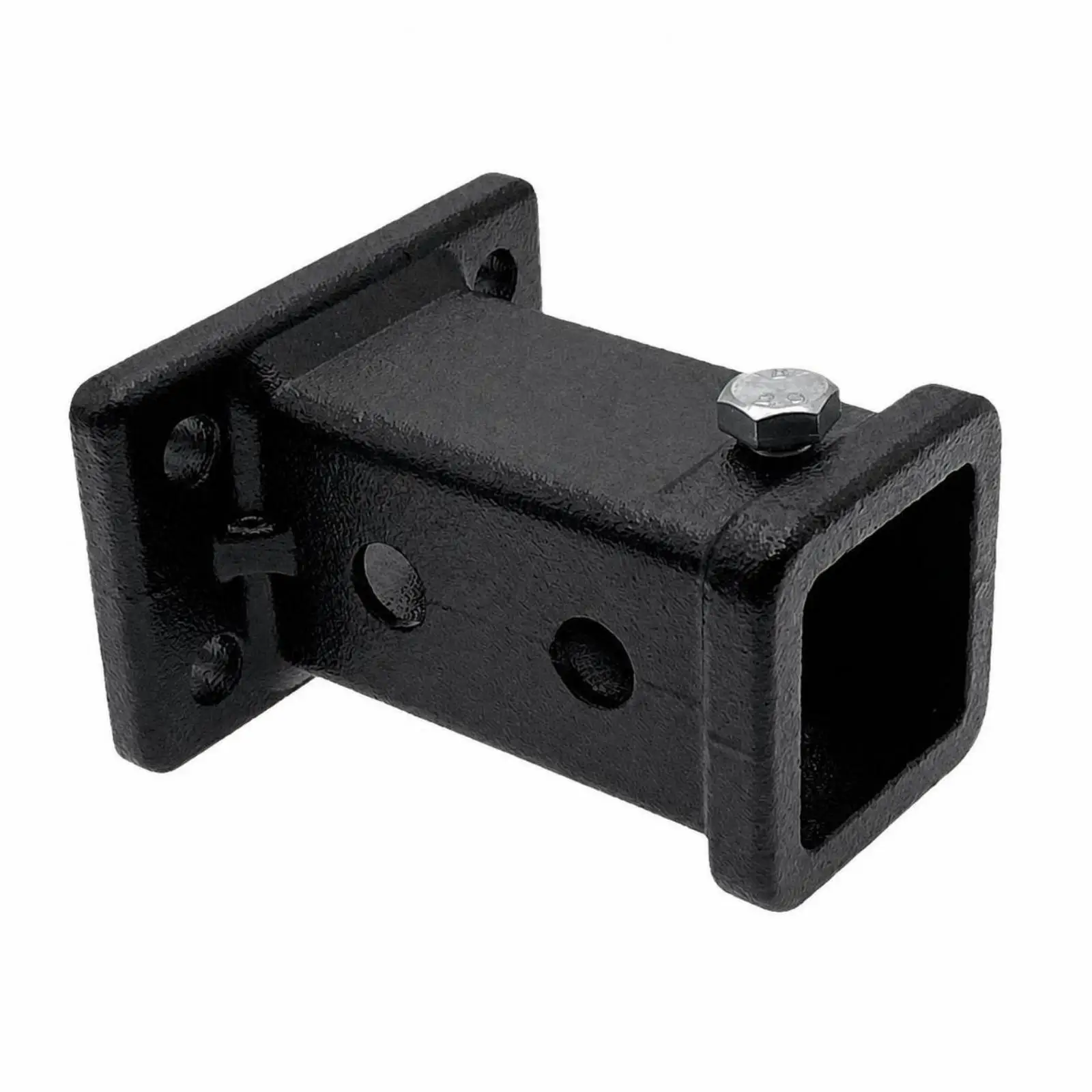 Heavy Duty Square Trailer Hitch Adapter Mount Base 130mm Height Steel Tow Plate for Vehicle