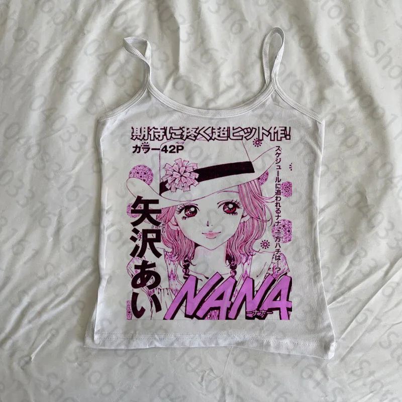 Y2k roupas punk gráficos camisola topo grunge vintage carta gótico feminino espartilho tanque superior do bebê camiseta impressão emo menina colheita topo