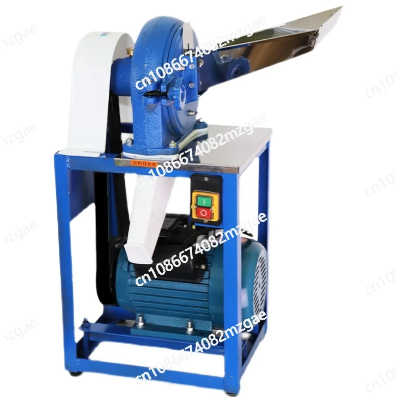 

High-power commercial herbal medicine pulverizer, grain mill, spice feed pulverizer