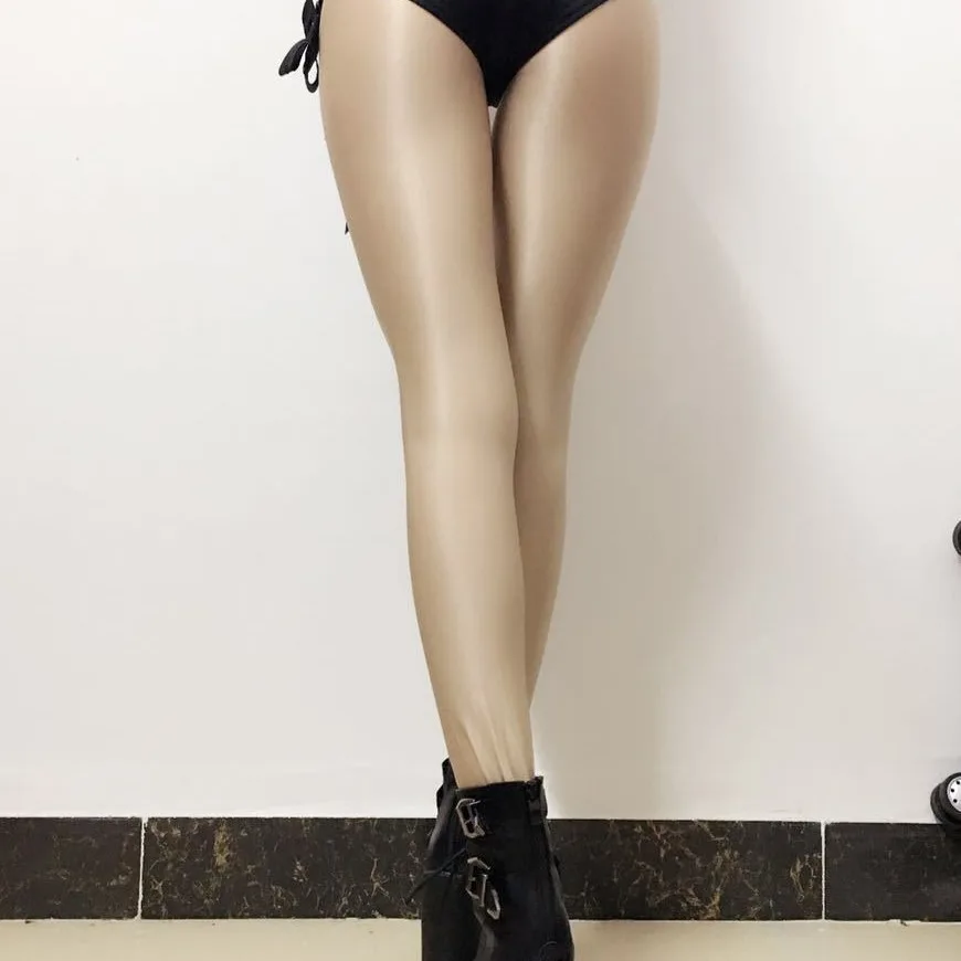 Women\'s sexy oil Shiny Closed Crotch 100D pantyhose sexy Stockings hose Dance Fitness Leggings sexy lingerie