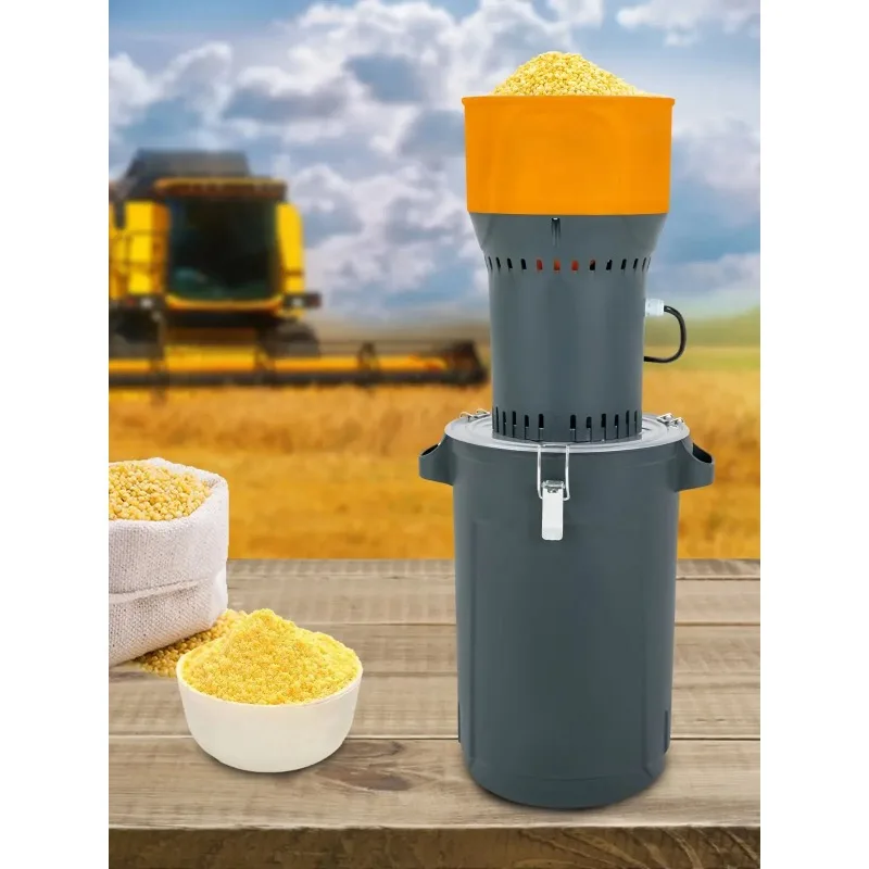 25L/50L/60L Electric Grain Mill Grinder, with 5 Sieves, Grain Grinder Mill, Electric Corn Grinder, Wheat Grinder