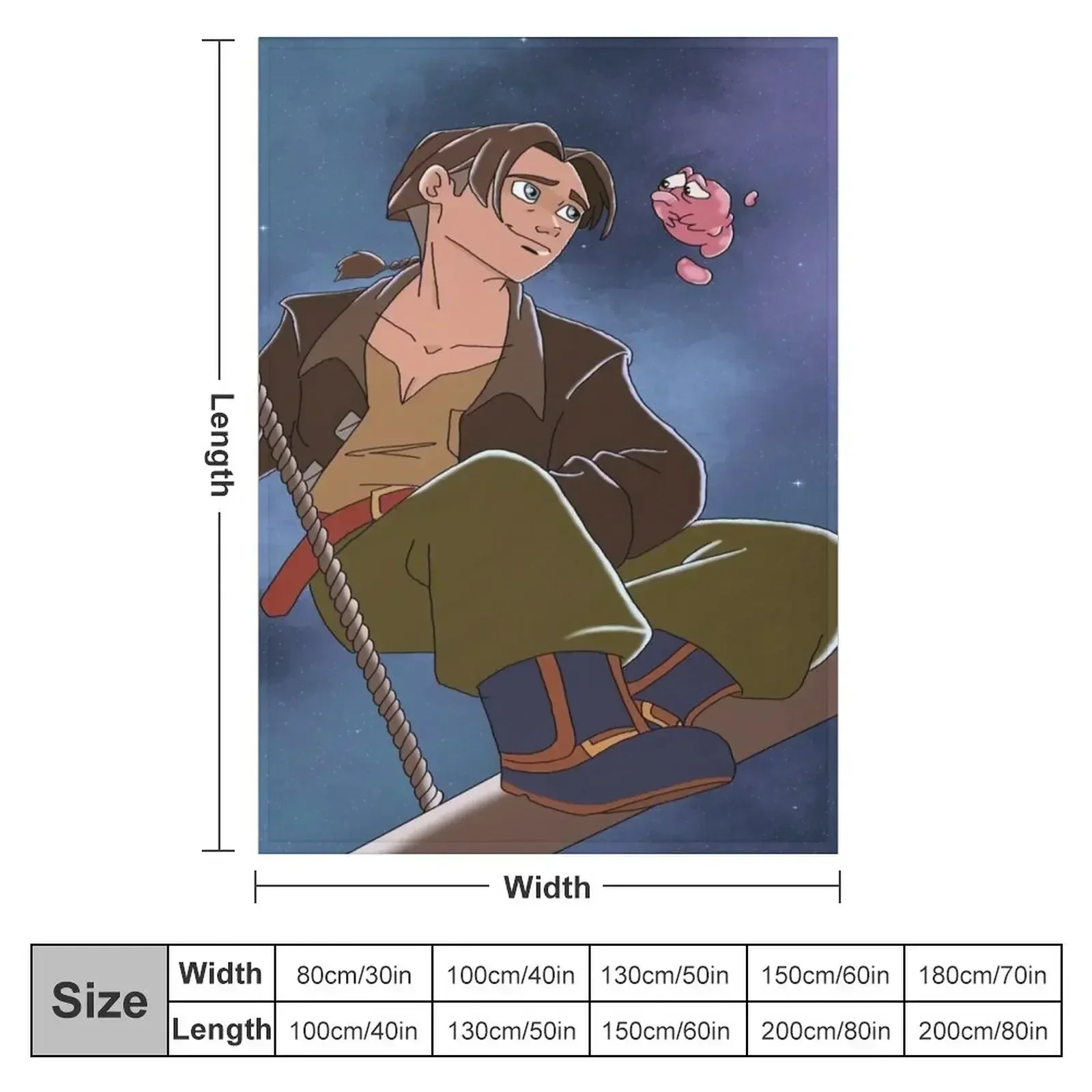 treasure planet Throw Blanket couch cozy soft plush fuzzy picnic outdoor blanket