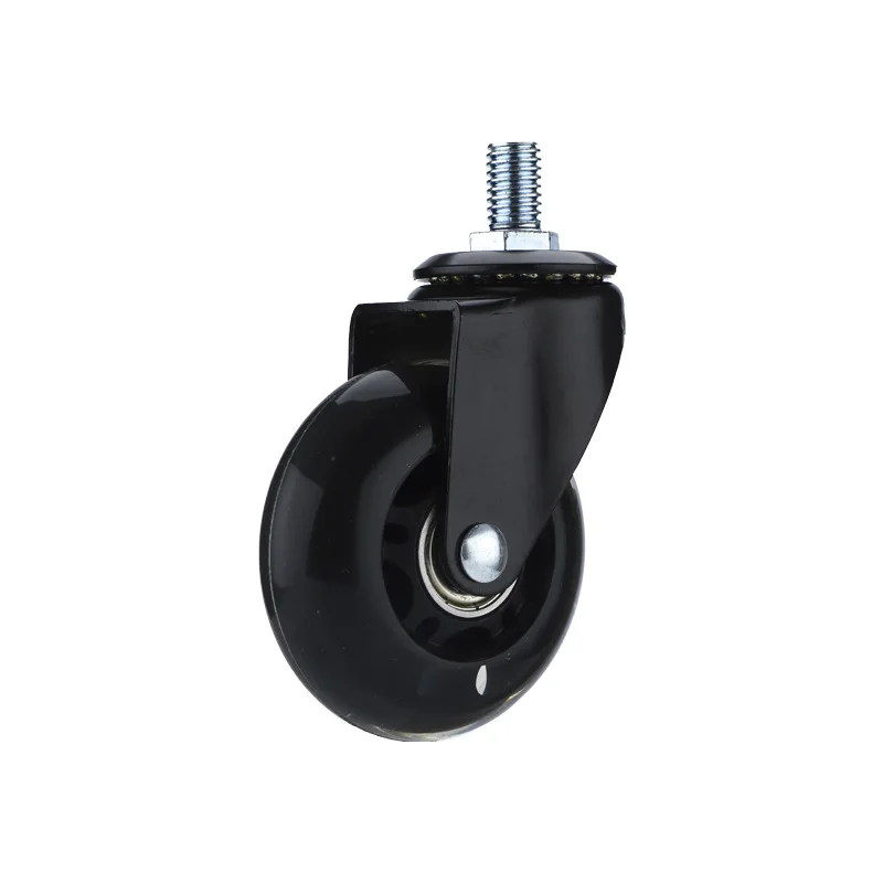 Imagem -05 - Roda Móvel Universal do Plutônio para o Trole Home Roda Pequena Leve Parafuso Rod m6 10 25 Packs