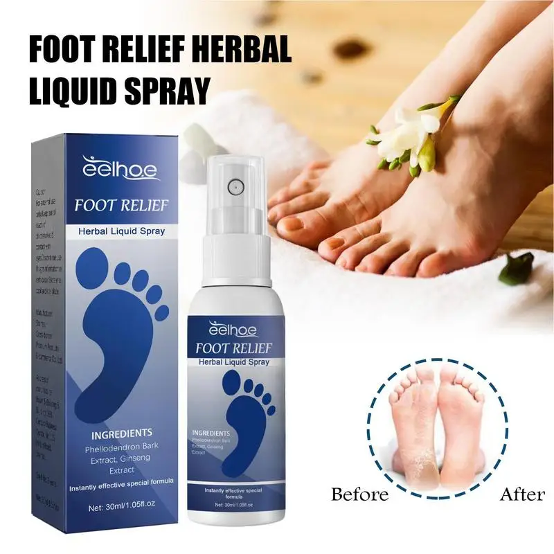 Dissolvant de callosités et de fréquence de la peau pour les pieds, spray d'épluchage instantané des pieds, grattoir à talon, formule douce pour les fissures