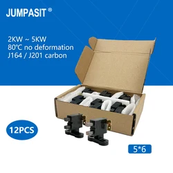 Jumpasit-Soporte de cepillo de carbono para generador de gasolina, 12 piezas, 2kW-5kW, 5x6, J164, J201