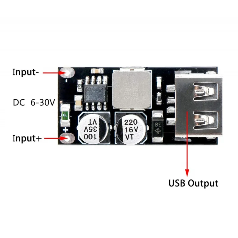 QC3.0 QC2.0 USB DC-DC Charging Lower Module 5 pcs 6-32V 9V 12V 24V Quick Charger 5V 12V Printed Circuit Board