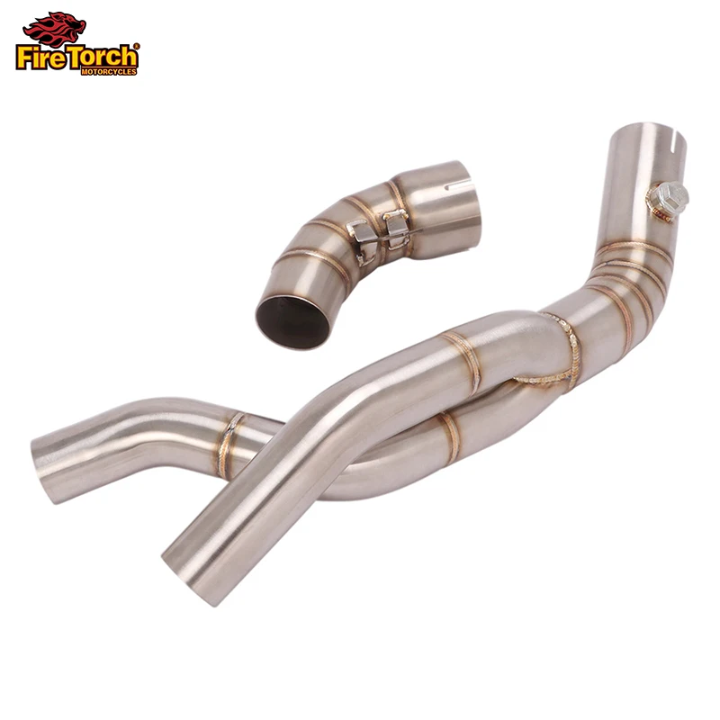 Slip For Yamaha YZF R1 2007 2008 Motorcycle Exhaust Escape Moto Modify Middle Tube Middle Link Pipe Connect Original Muffler