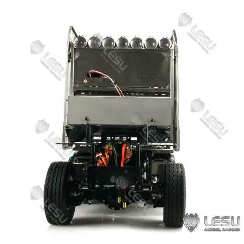 LESU 8*8 Metal Chassis Motor Compatible with 1/14 Tamiyaya RC FH16 Tractor Truck Trailer Model Toys TH16805