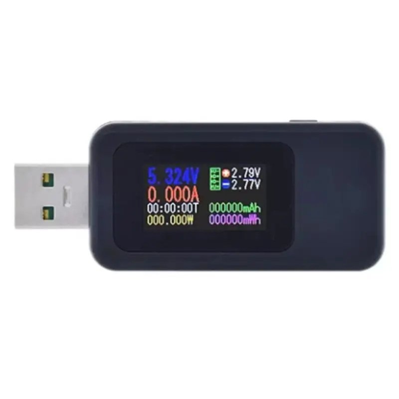 AEE5-10 In 1 USB Tester DC Digital Voltmeter Amperimetro Current Voltage Meter Amp Volt Ammeter Indicator