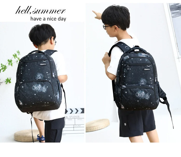 3pcs/set teenagers school backpack food bag set boys waterproof large sport 10-16 Years girl schoolbag bookbag