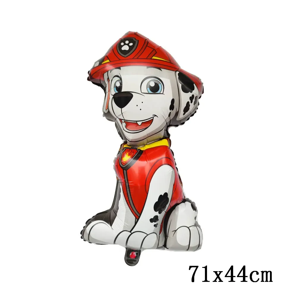 Paw Patrol Cartoon Dog Balloon Ryder Chase Skye Everest Aluminum Film Balloon Boy Toys Children's Birthday Party Decoration Ball