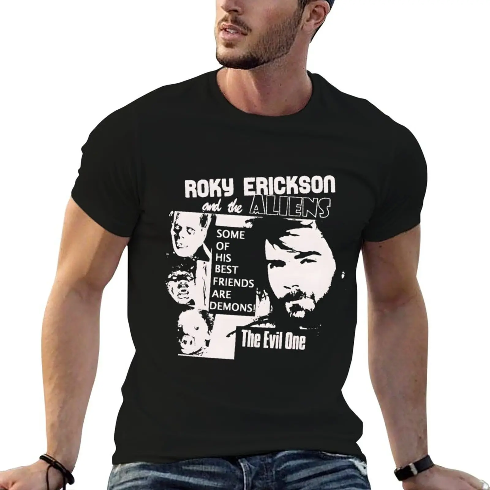 

Roky Erickson Classic T-Shirt cotton t shirts high quality man t shirts cotton T-Shirt