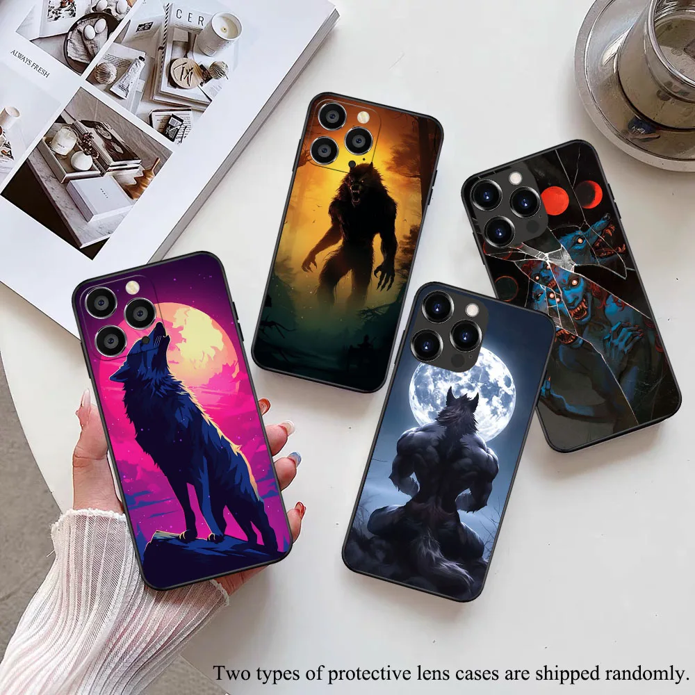 Casing lunak TV-49 Wolfman Werewolf untuk Huawei Y5P Y6 Y6S Y6P Y7 Y7A Y9 Y9A Y8P Y8S Y9S Prime