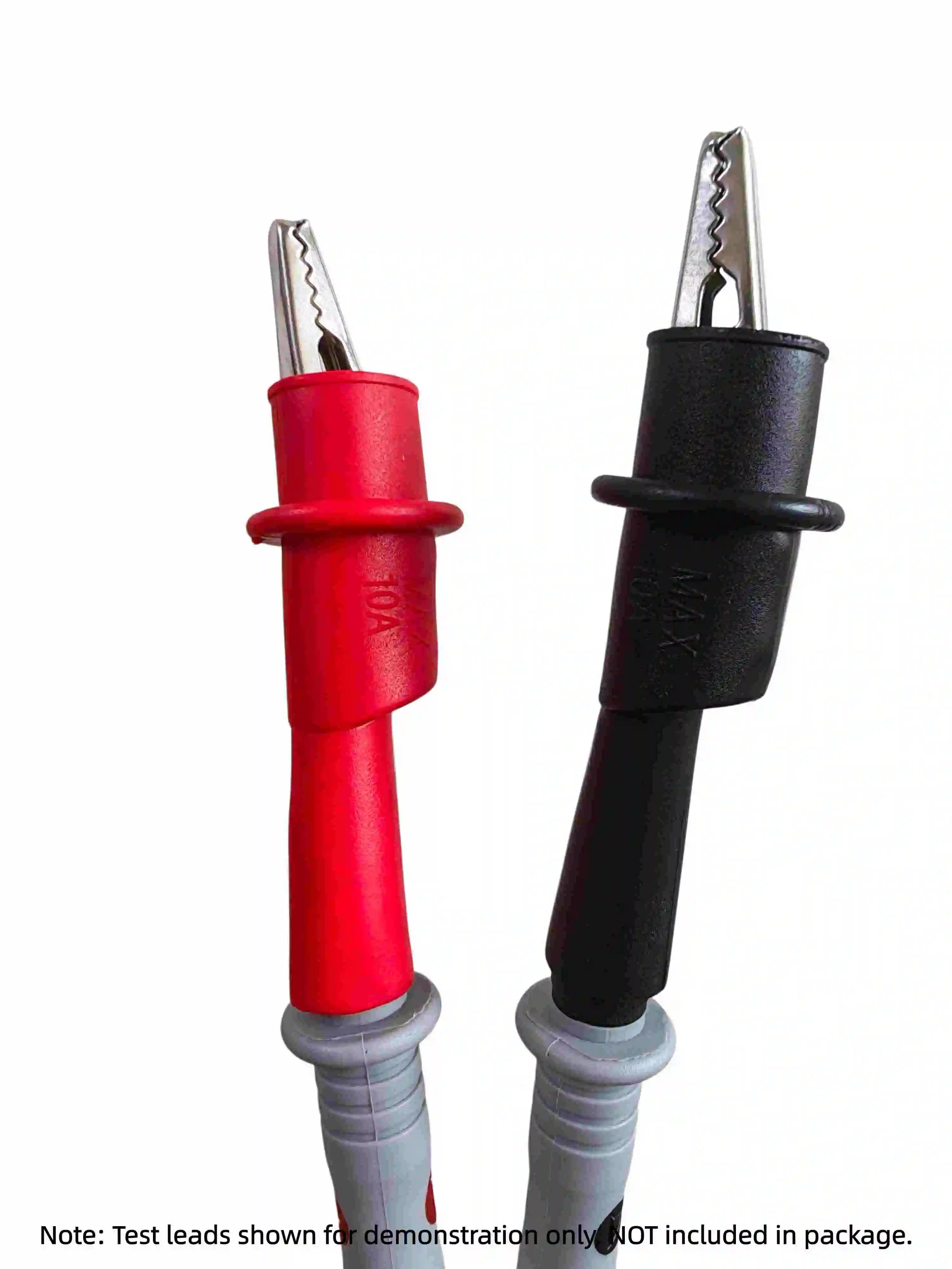 1 Stück Krokodilklemmen-Testklemmen-Set, rot-schwarze Kabelspitzen, 10A 1000V Multimeter-Testkabel für AC/DC-Leistungsmessung – Detail 5