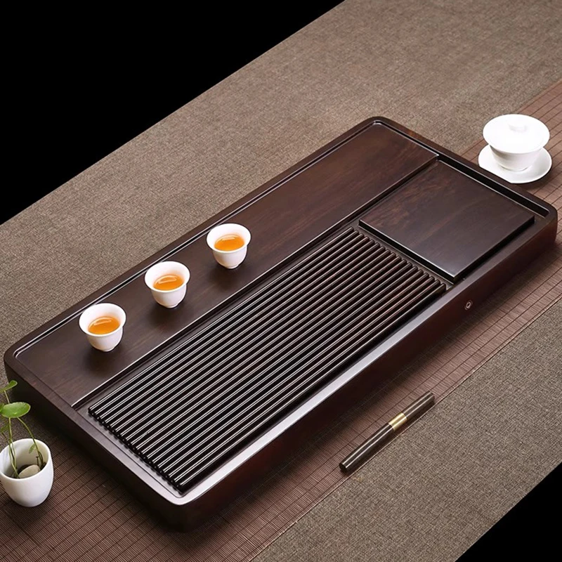 Wooden Serving Tea Tray Living Room Hospitality Dining Tableware Kitchen Rectangle Tea Tray Chinese Bandeja Madera Home Products