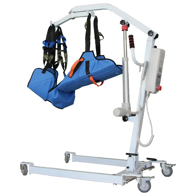 Electric Patient Transfer Lift Home Care Mobility Aid for Elderly and Disabled Adults Adjustable Height Heavy Duty Support