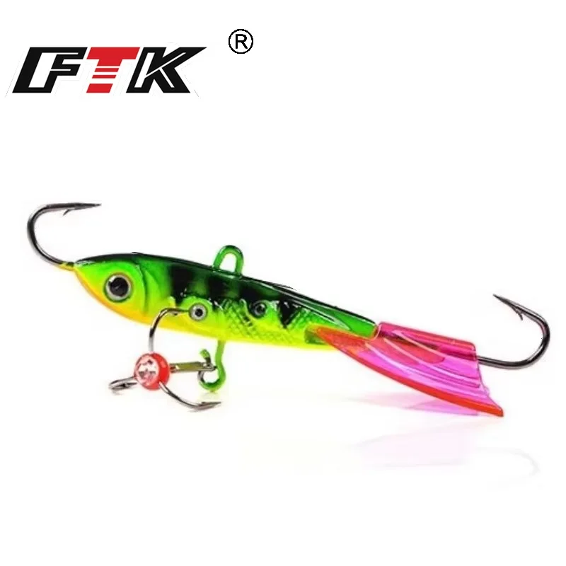 FTK 10g 20g Winter Fishing Lure Balancer Wobbler Vibration Ice Hard Artificial Bait VIB Pike Fishing Accessories