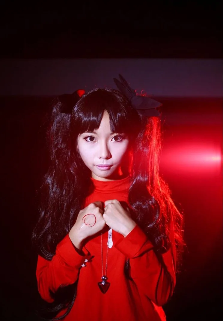 Fate Stay Night Cosplay Rin Tohsaka przebranie na karnawał mundurki damskie ubierają się Anime Cosplay Halloween komplet nakrycia głowy Top spódnica