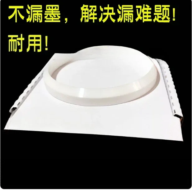 Oil Cup Scraper Ring for Transfer Printing Machine, Ceramic Ring Replacement Part for Printing Maintenance