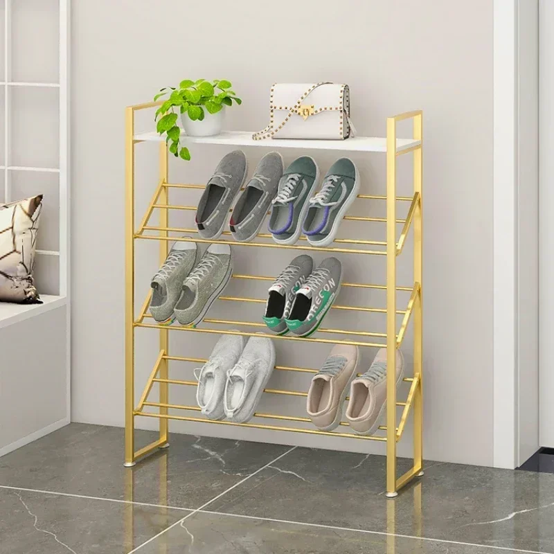 

z Ultra-thin Shoe Organizer Multi-layer Dustproof Shoe Cabinets Slanted Design Storage Shelves Stable Load-bearing Home Furnitu