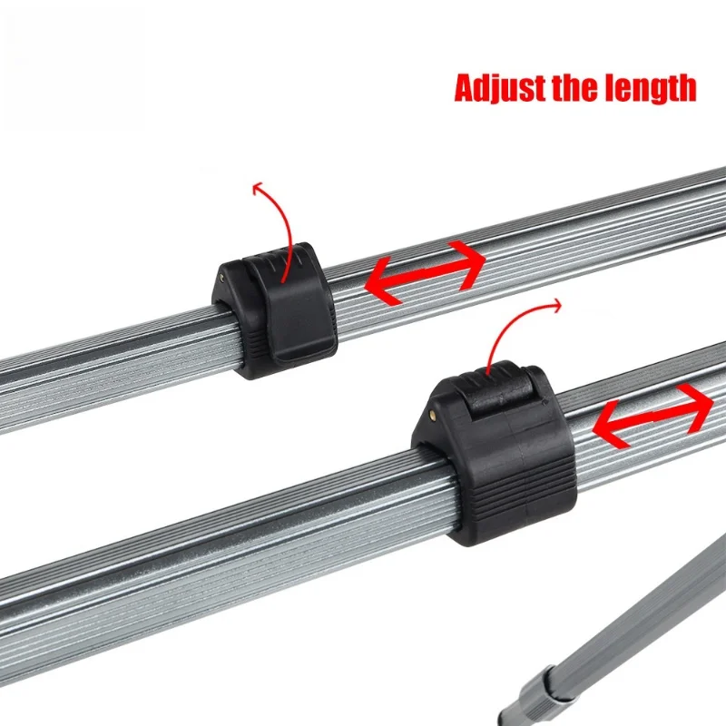 أعلى جودة تلسكوبي الألومنيوم 4 قوس الكارب الصيد رود جراب قابل للتعديل معدات صيد سمك الشبوط لدغة #4