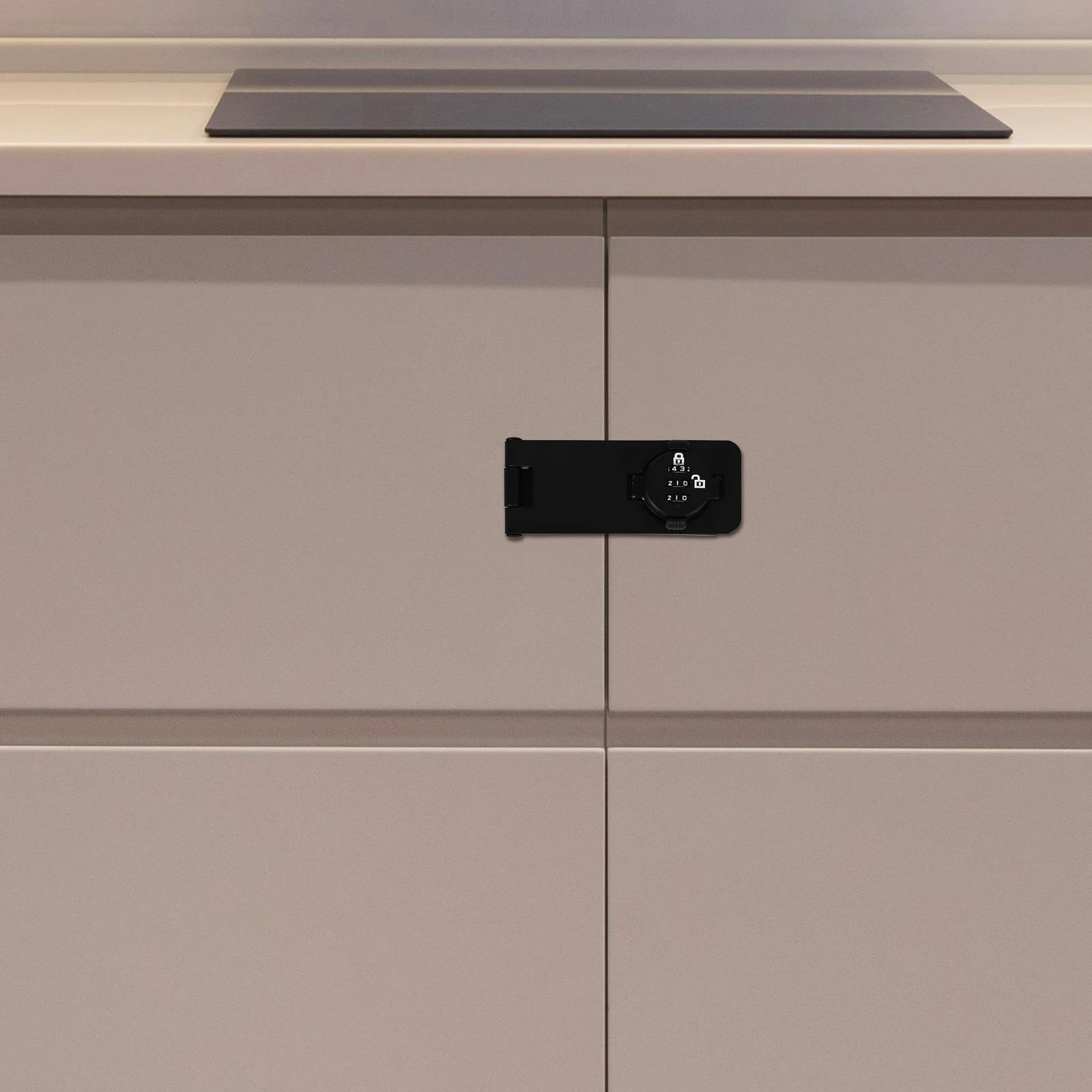 

Cabinet Password Lock Silver Color Mechanical Lock Anti-Theft Security For Lockers And Drawers