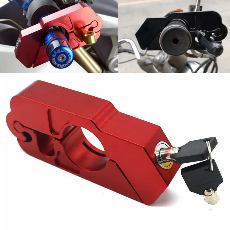 Motorcycle Handlebar Lock ATV Brake Clutch Security Safety Theft Protection Locks Fit For GW250 GSX250R GSR400 GSR750 GSR600