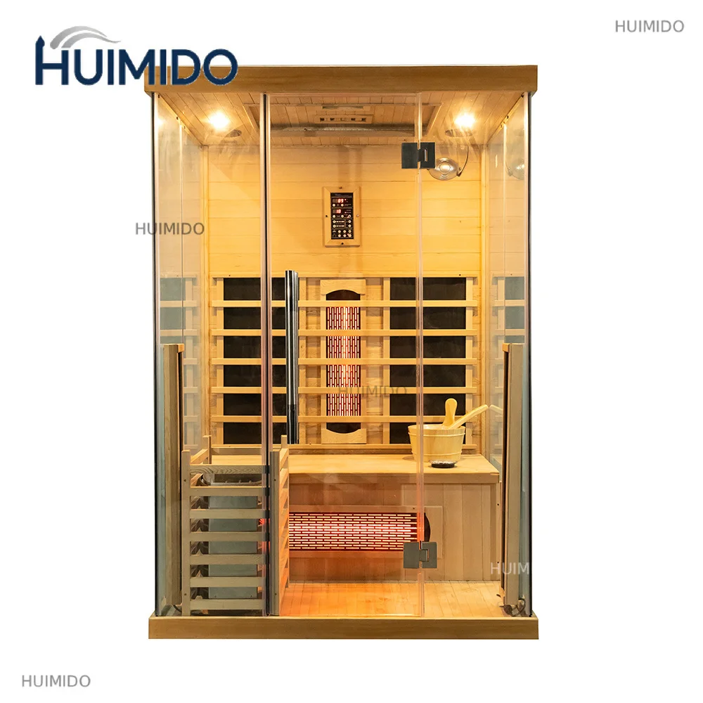 A new three-person far-infrared steam traditional sauna